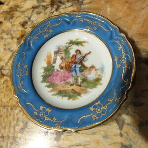 Limoges Serenading Couple Plate